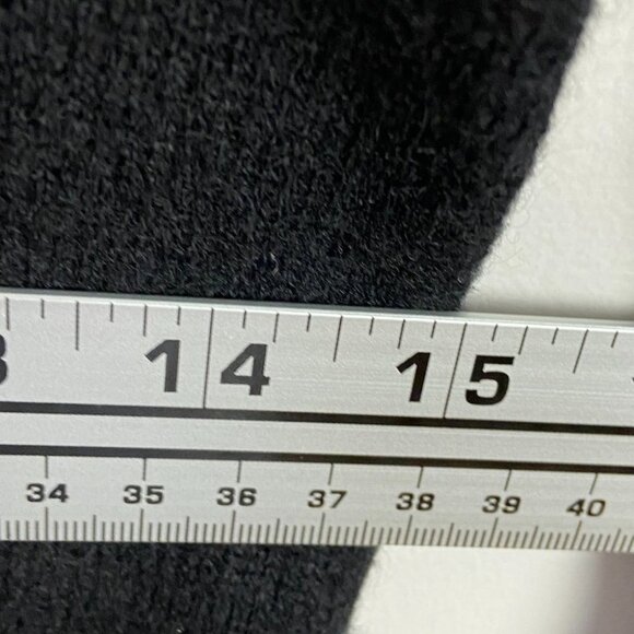 Vkoo 100% Cashmere Knit Sweater‎ V-Neck Black Size P or XS Long Sleeves Pullover - Picture 11 of 12